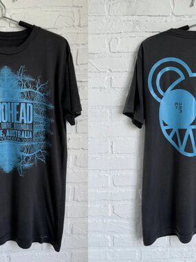 2012 Radiohead Tour Shirt Australia NZ Indie Rock Band Tee 247
